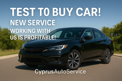 🚗 Test to Buy Car — The Smart Way to Own a Car in Cyprus