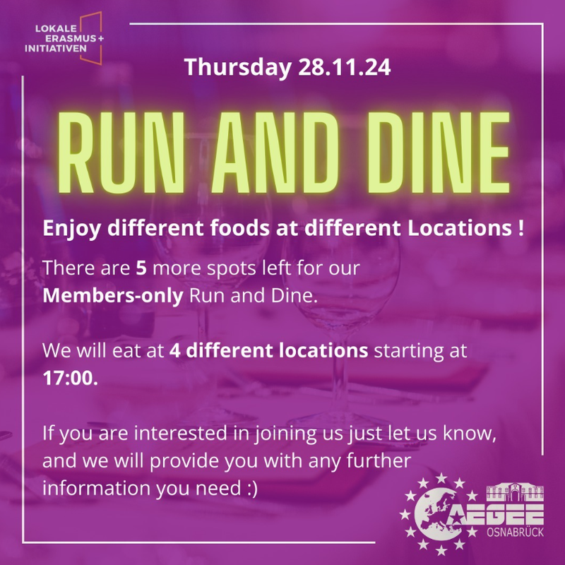 Run and Dine