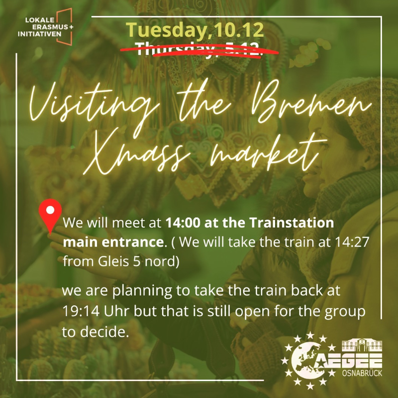 Visiting the Bremen Xmass market