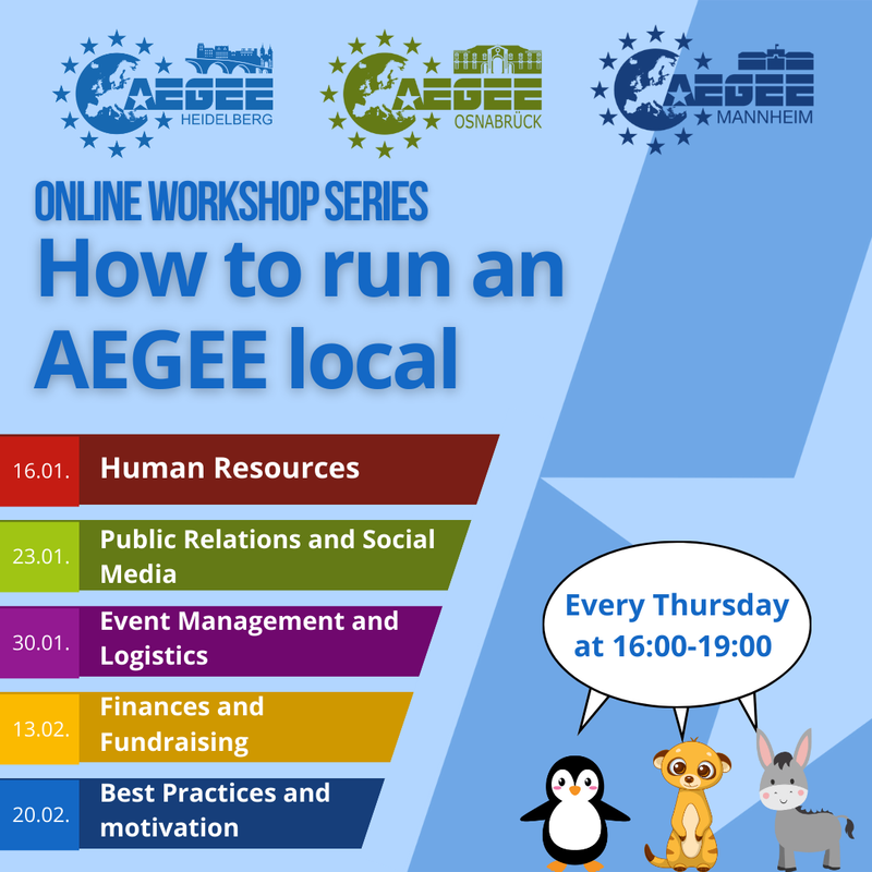Online Workshop - How to run an AEGEE local