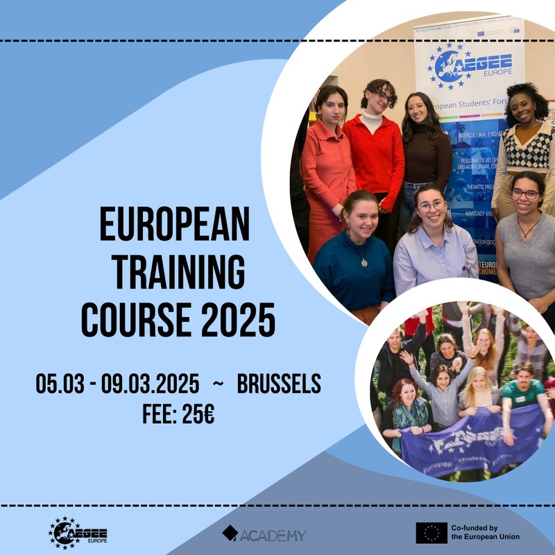 European Training Course on leadership, external relations and policy & advocacy