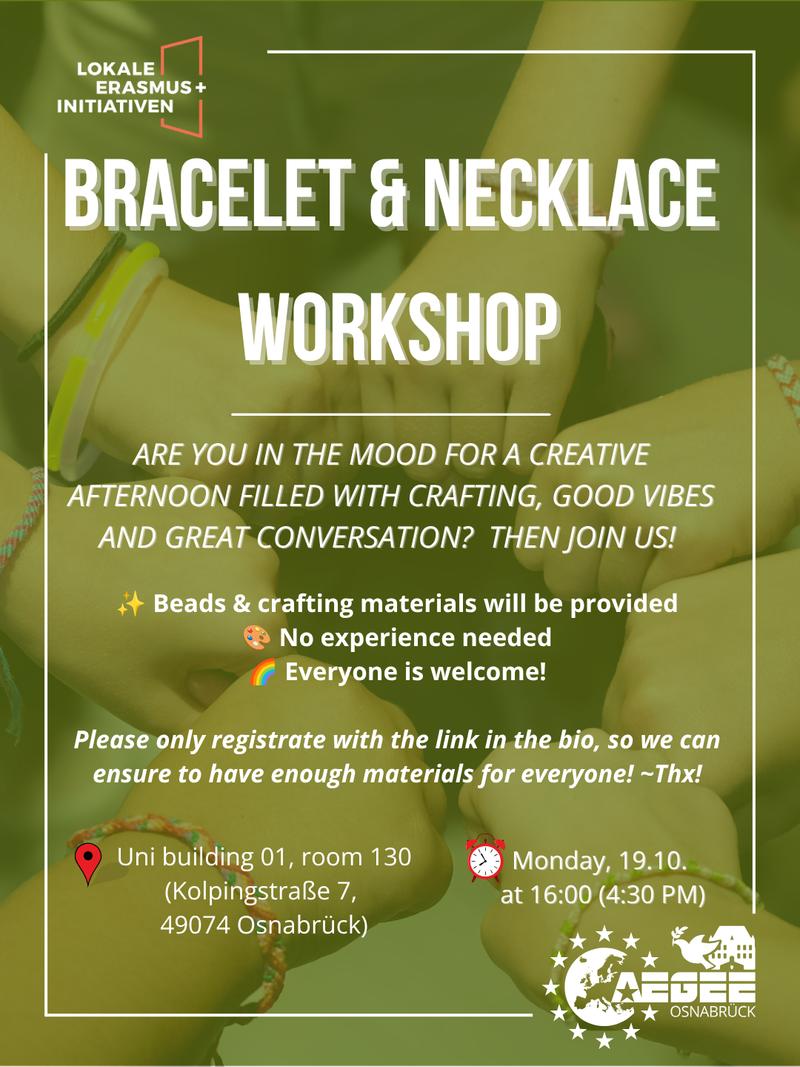 Bracelet & Necklace Workshop