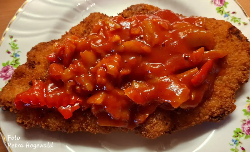 Schnitzel Letscho oder mit Ei🍳