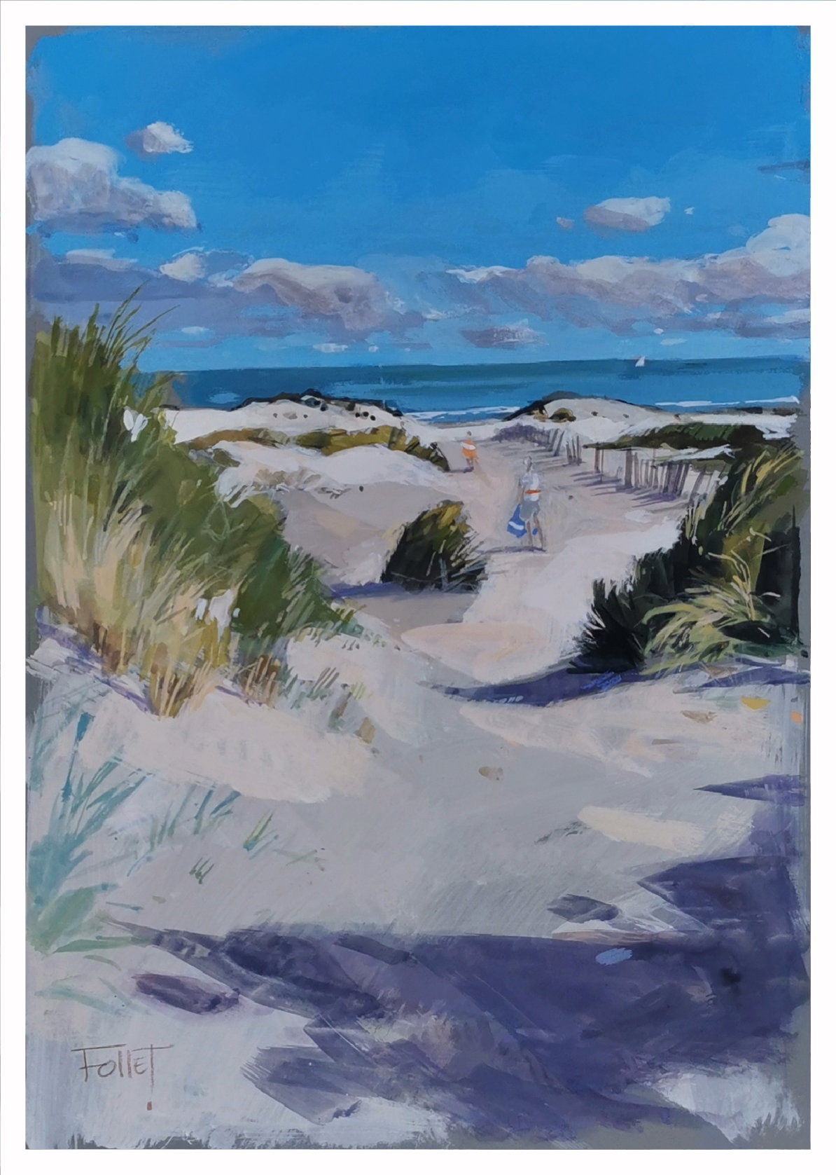 Les dunes à Malo les Bains