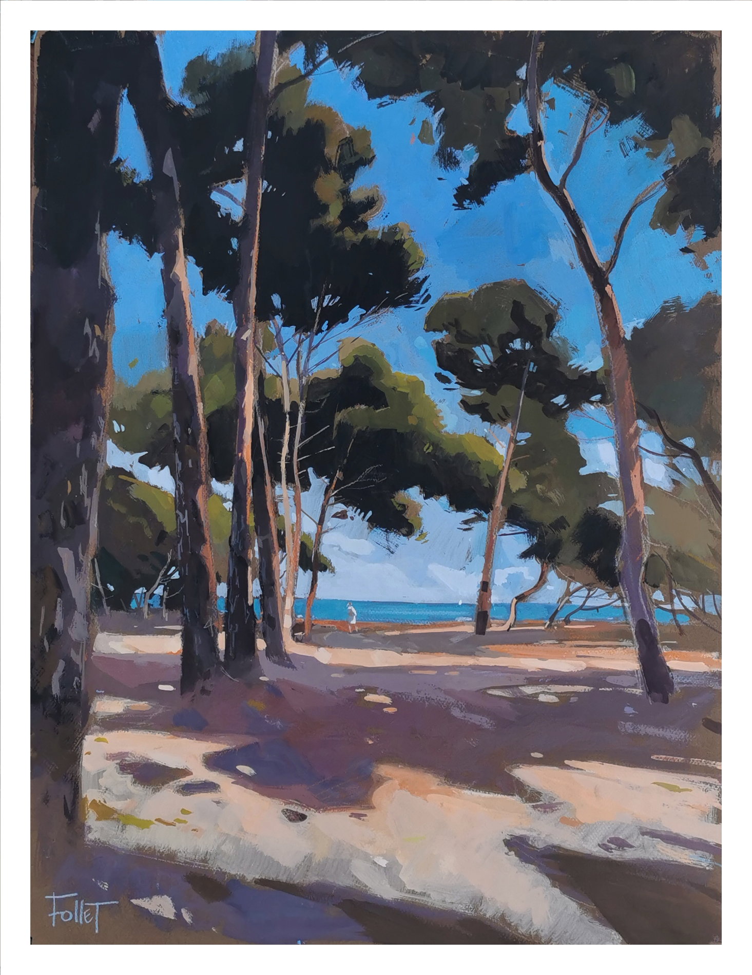 Sous les arbres