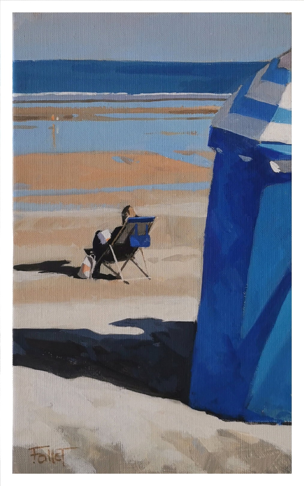 Lecture à la plage