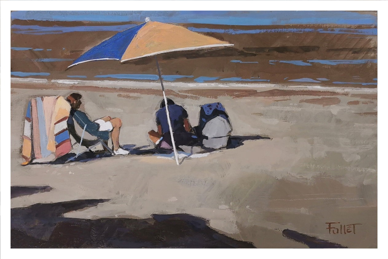 Le parasol jaune