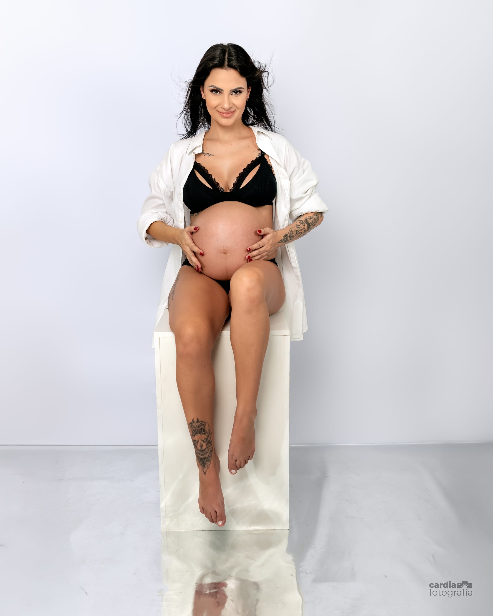 Ensaio Gestante em Estúdio