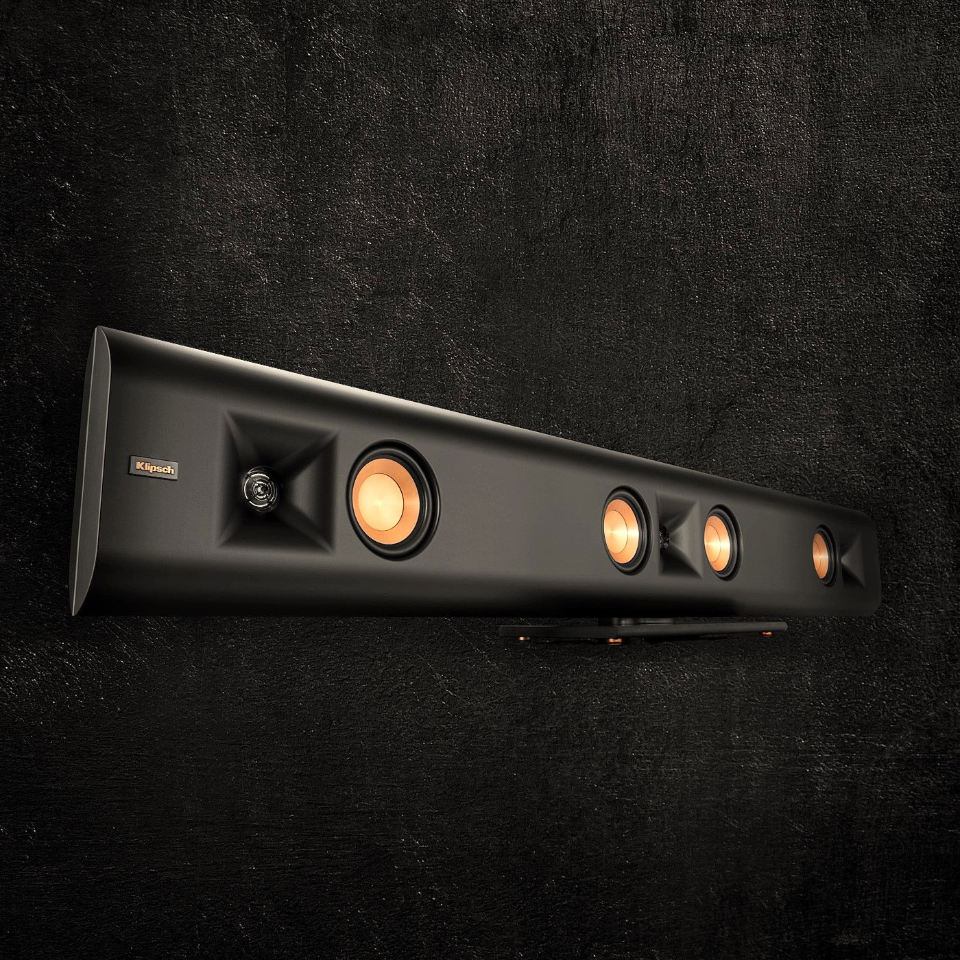 Klipsch RP-440D SB מצולם מקדימה בזווית 