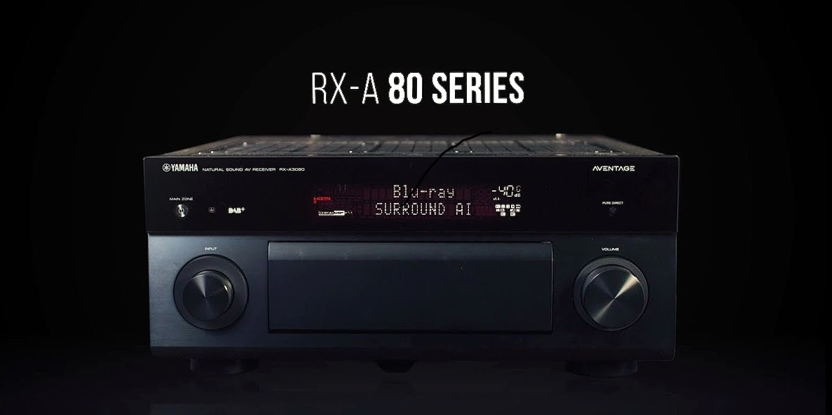 תמונה חזיתית של הרסיבר ימהה yamaha rxa2080 