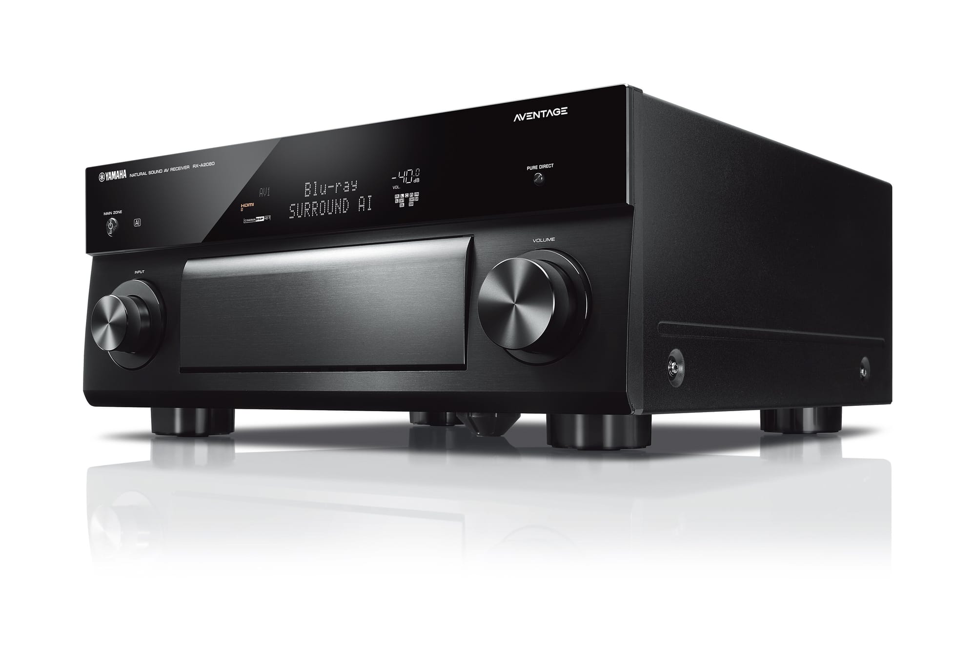 תמונה של הרסיבר ימהה yamaha rxa2080 מקדימה בזווית 