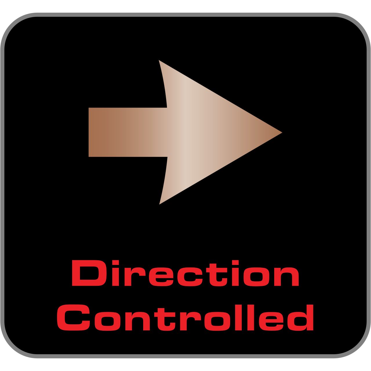 תמונת האייקון של טכנולוגיית Direction Controlled של כבל הרמקולים של audio quest rocket 