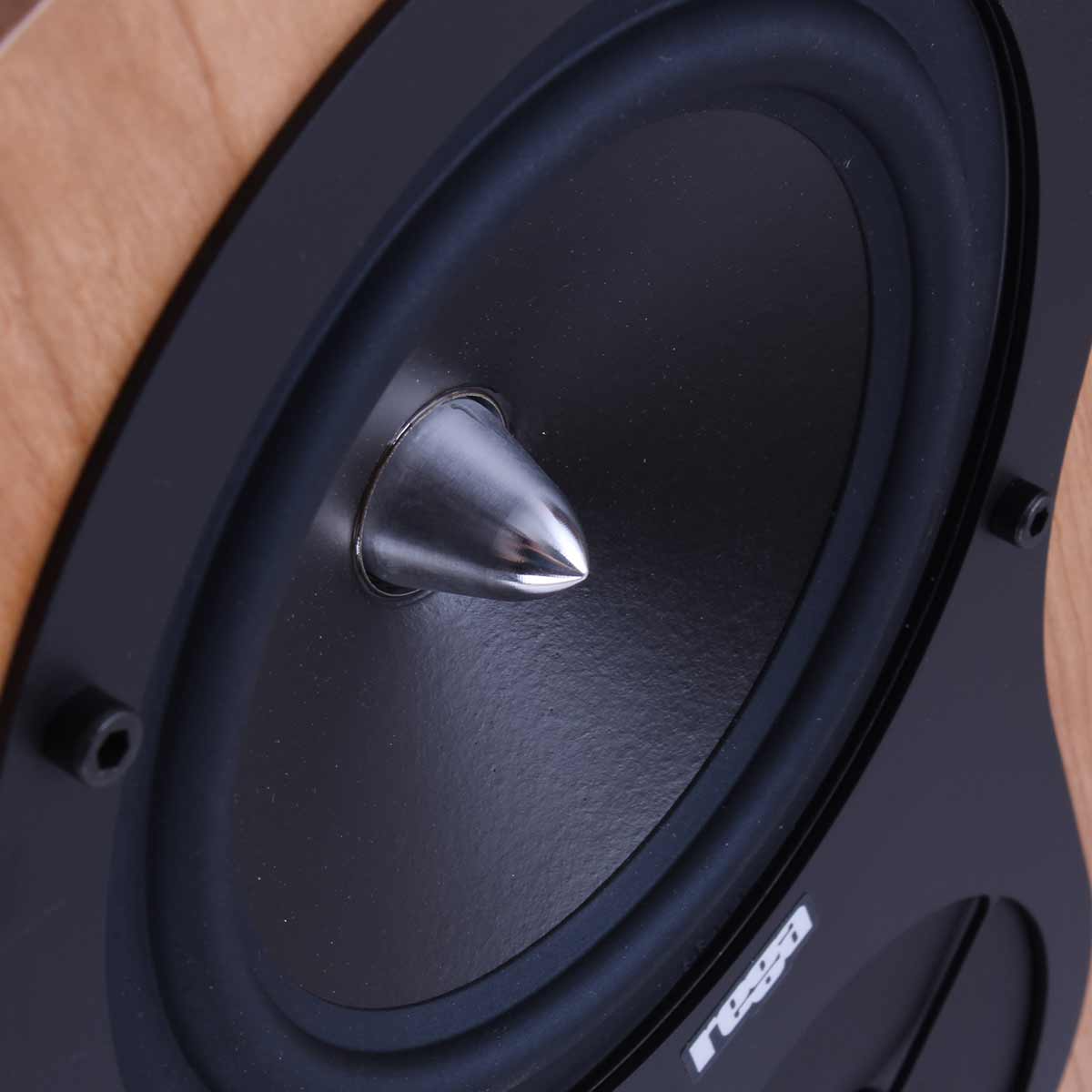 תמונת תקריב של חלק מהרמקול Rega RX5
