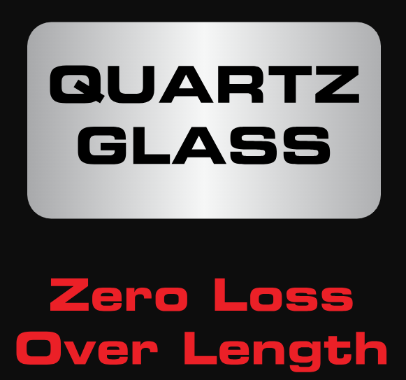 טכנולוגיית ה Quartz Glass של הכבל AudioQuest Cherry Cola 48 HDMI