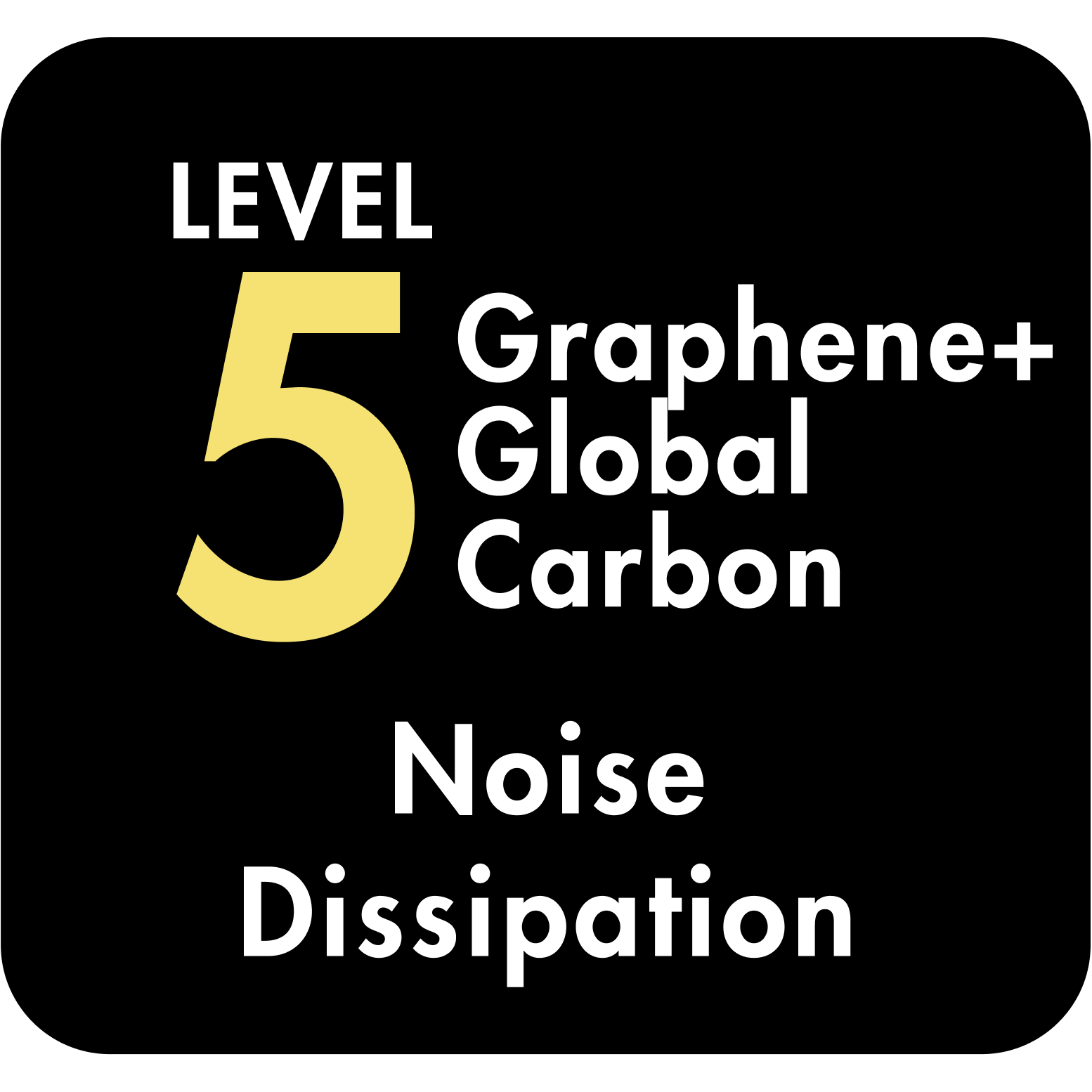 סינון רעשים מתקדמים Level 5 Noise Dissipation