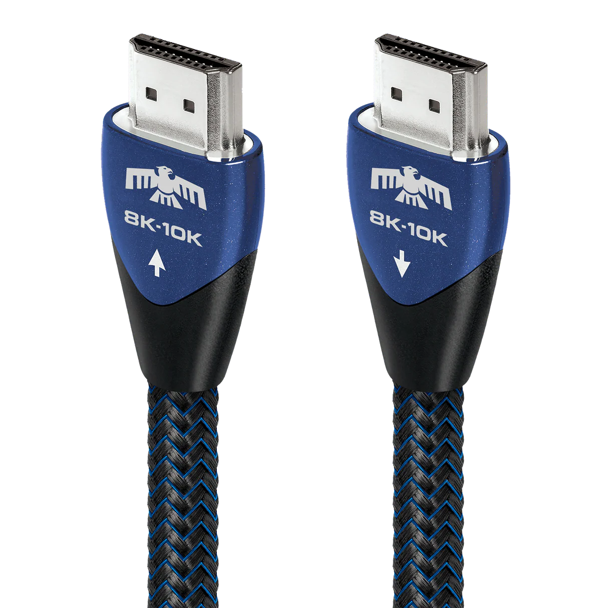 כבל אודיו קווסט AudioQuest ThunderBird 48 HDMI עם שני הראשים קרובים אלינו