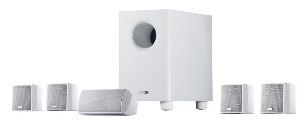 סט רמקולים 5.1 קנטון Canton Movie 90 בצבע לבן 