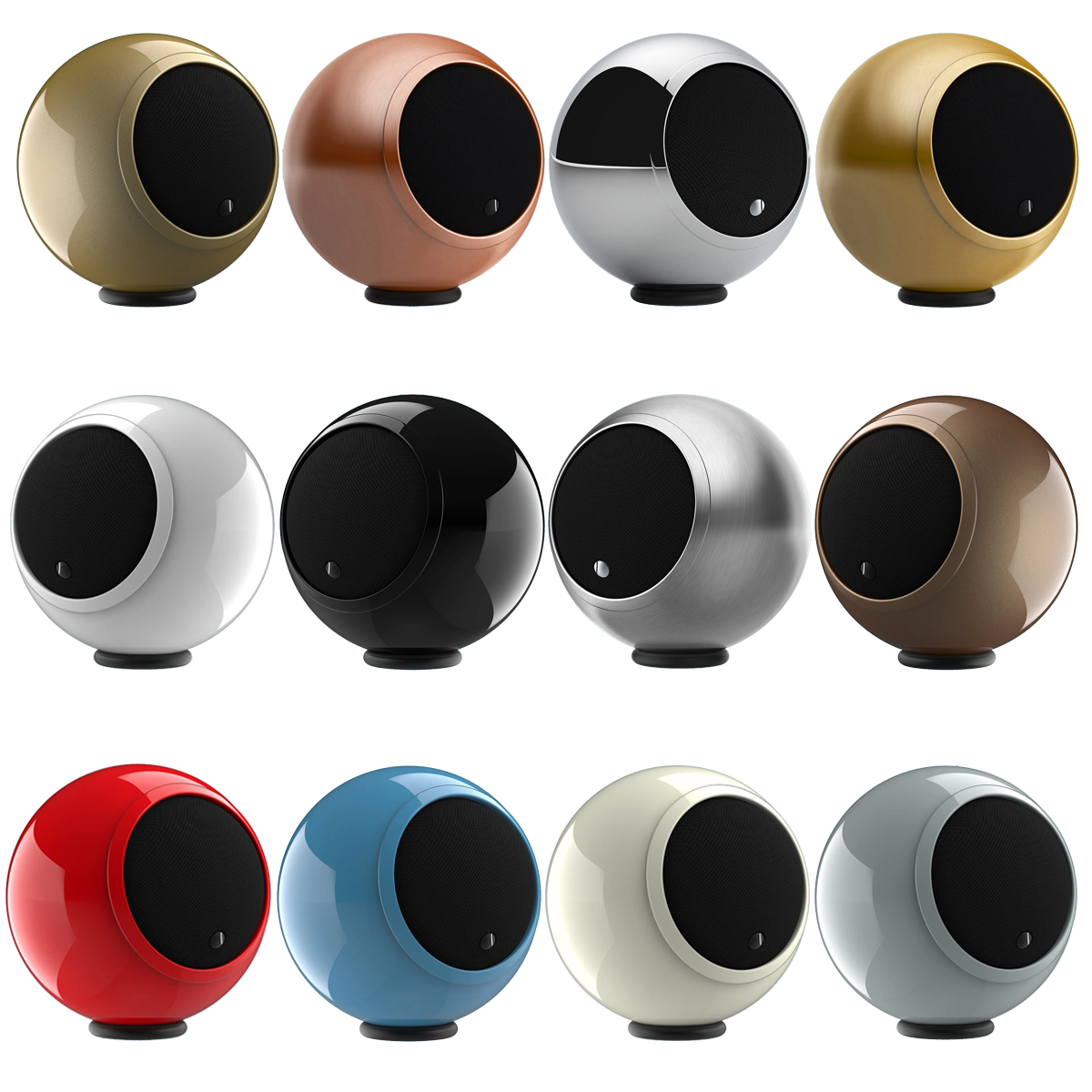 קבוצת רמקולים Gallo Acoustics A’Diva SE כל אחד בצבע אחר 