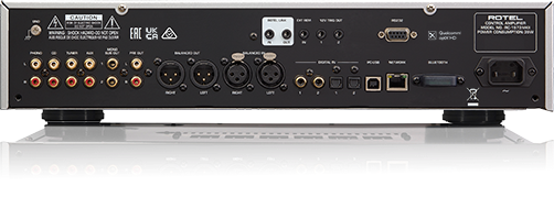 גב ה-RC-1590MKII: יציאות וכניסות XLR מאוזנות כפולות, מערך כניסות דיגיטליות רחב וחיבור PC-USB