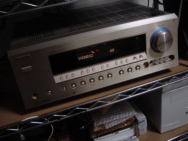 רסיבר סטריאו קולנוע 7.1 Zone2 אונקיו Onkyo TX-SR603 בהזדמנות מטרייד אין מצולם בזווית מלמעלה