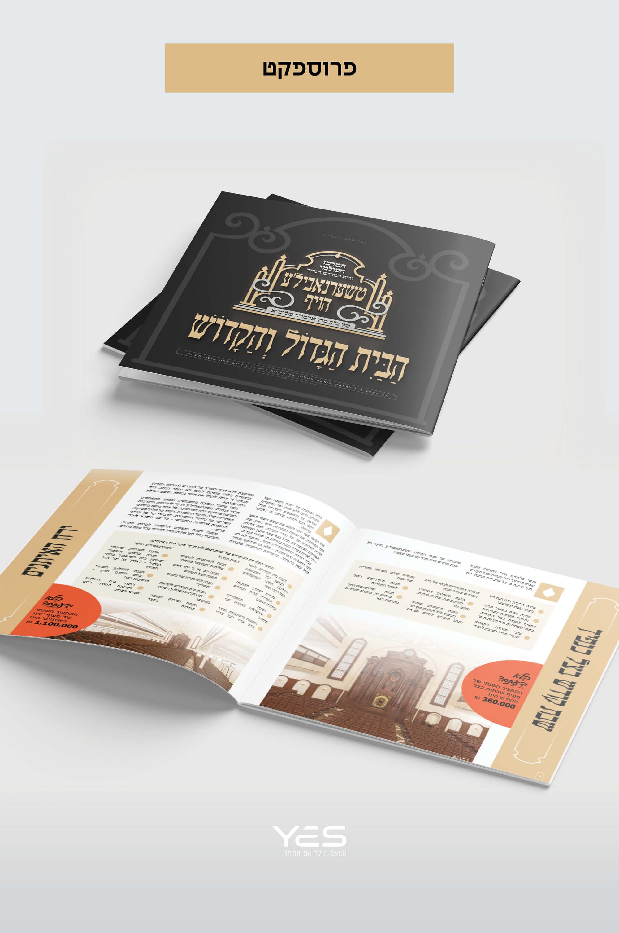 מיתוג המרכז העולמי ובית המרדש הגדול דחסידי טשערנאביל