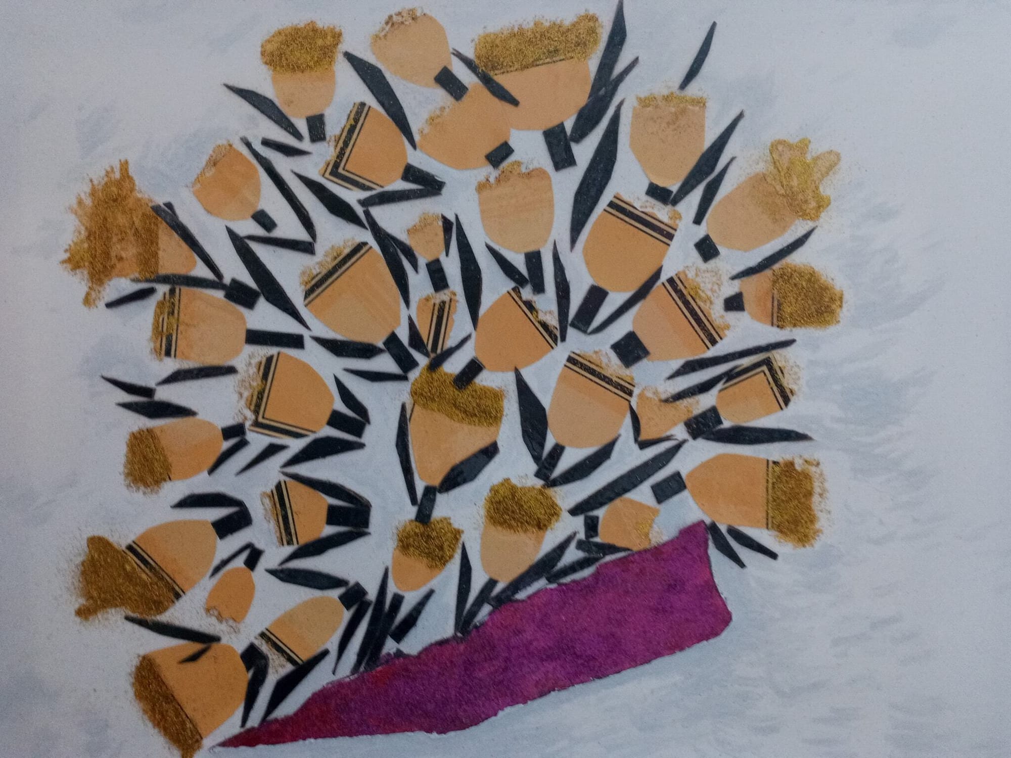 Boats and flowers Go together