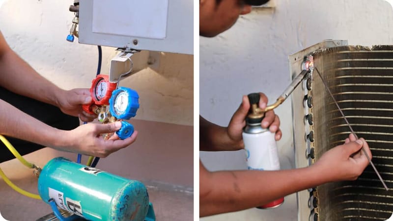 Full AC Gas Refilling