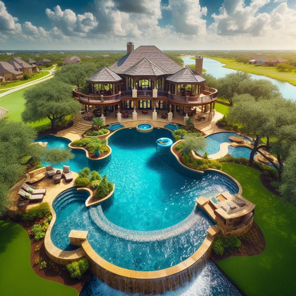 Texas House for Sale with a Lazy River Experience Ultimate Luxury