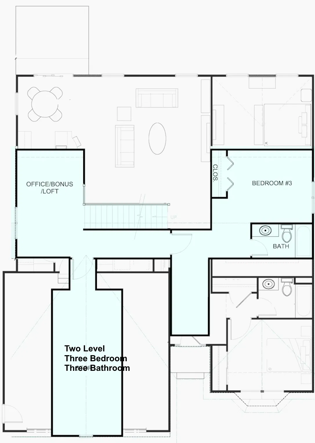 TWO STORY 3 Bed 3 Bath 2nd Floor