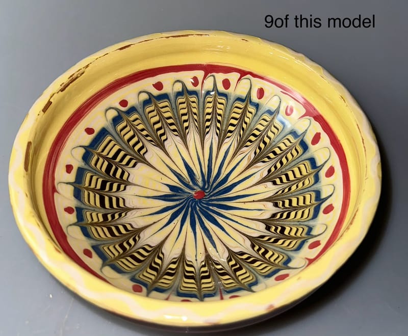 16-19cm glazed bowls 