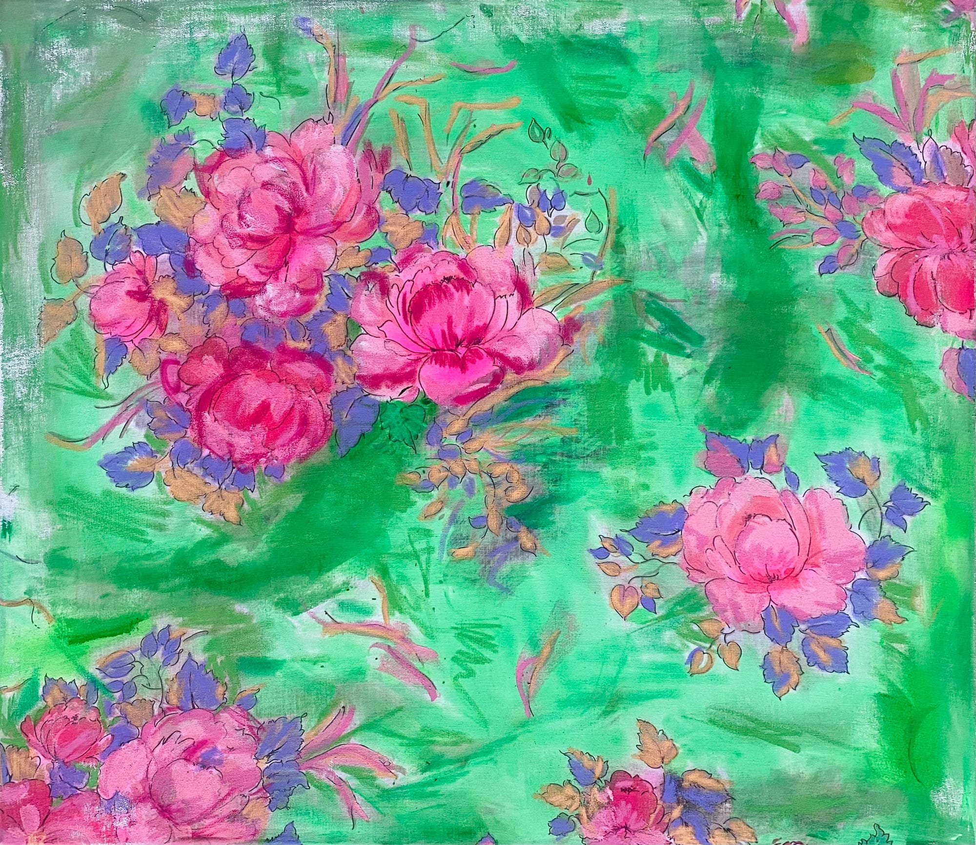 Pivoines Serie Study