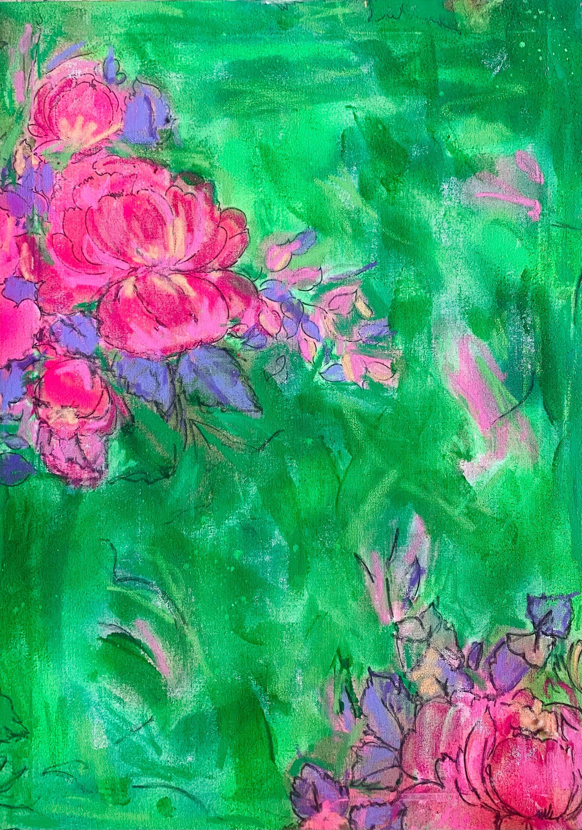 Pivoines serie Study