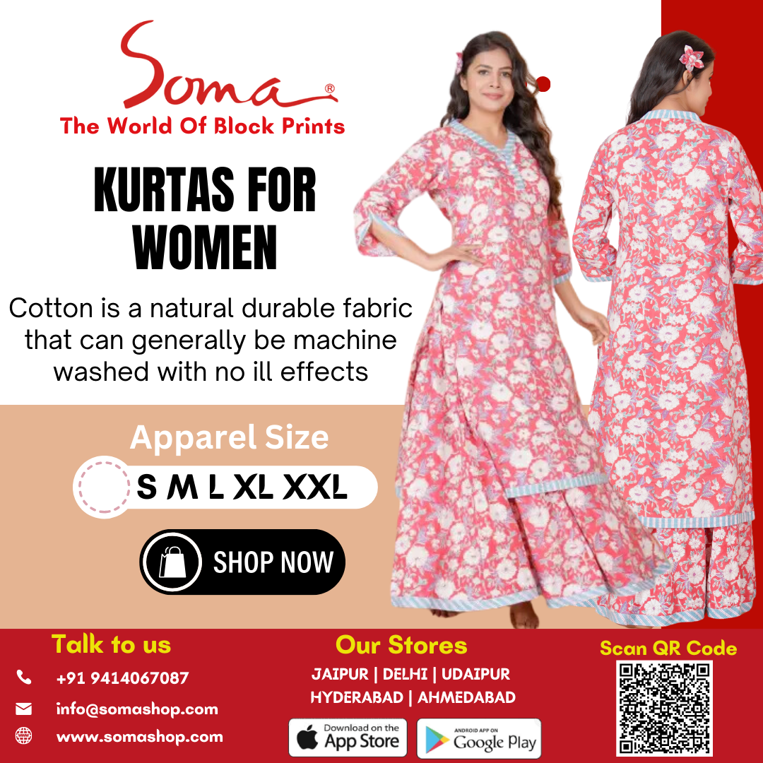 Hand Block Printed kurta
