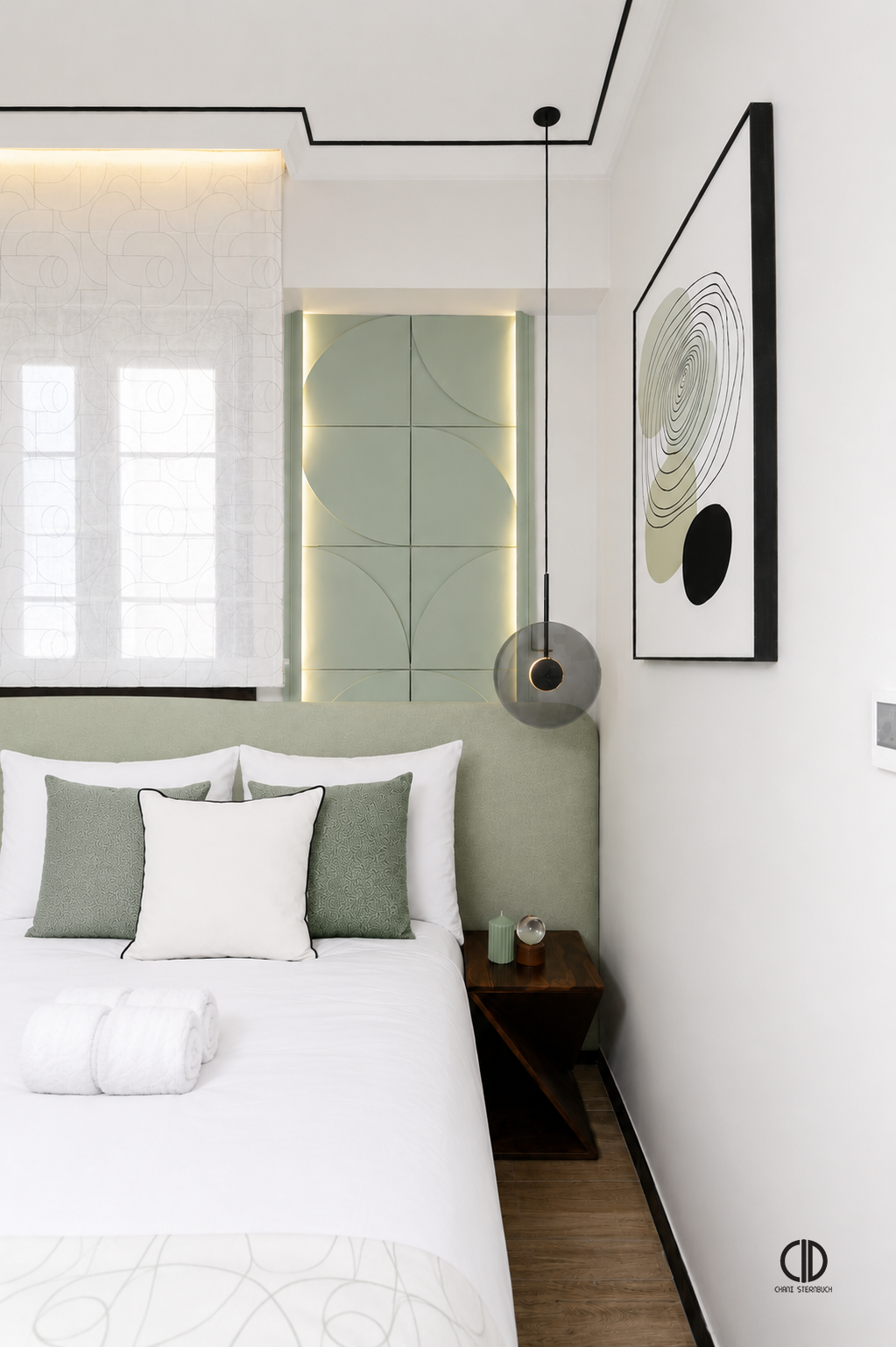 Two uniquely designed Airbnb apartments with inter-connecing door.
