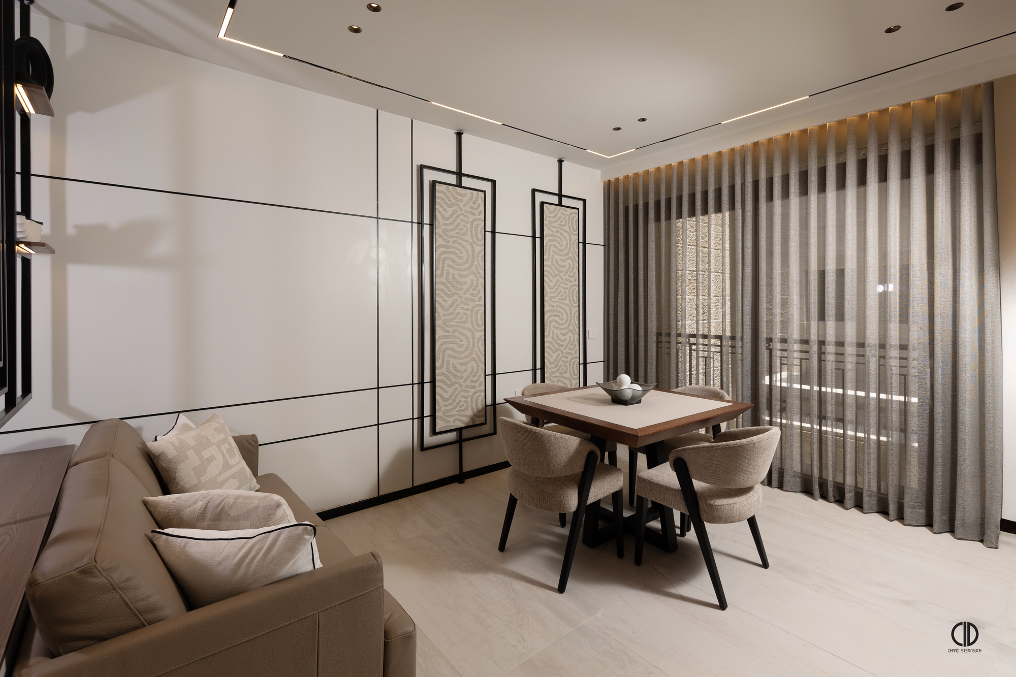Two uniquely designed Airbnb apartments with inter-connecing door.