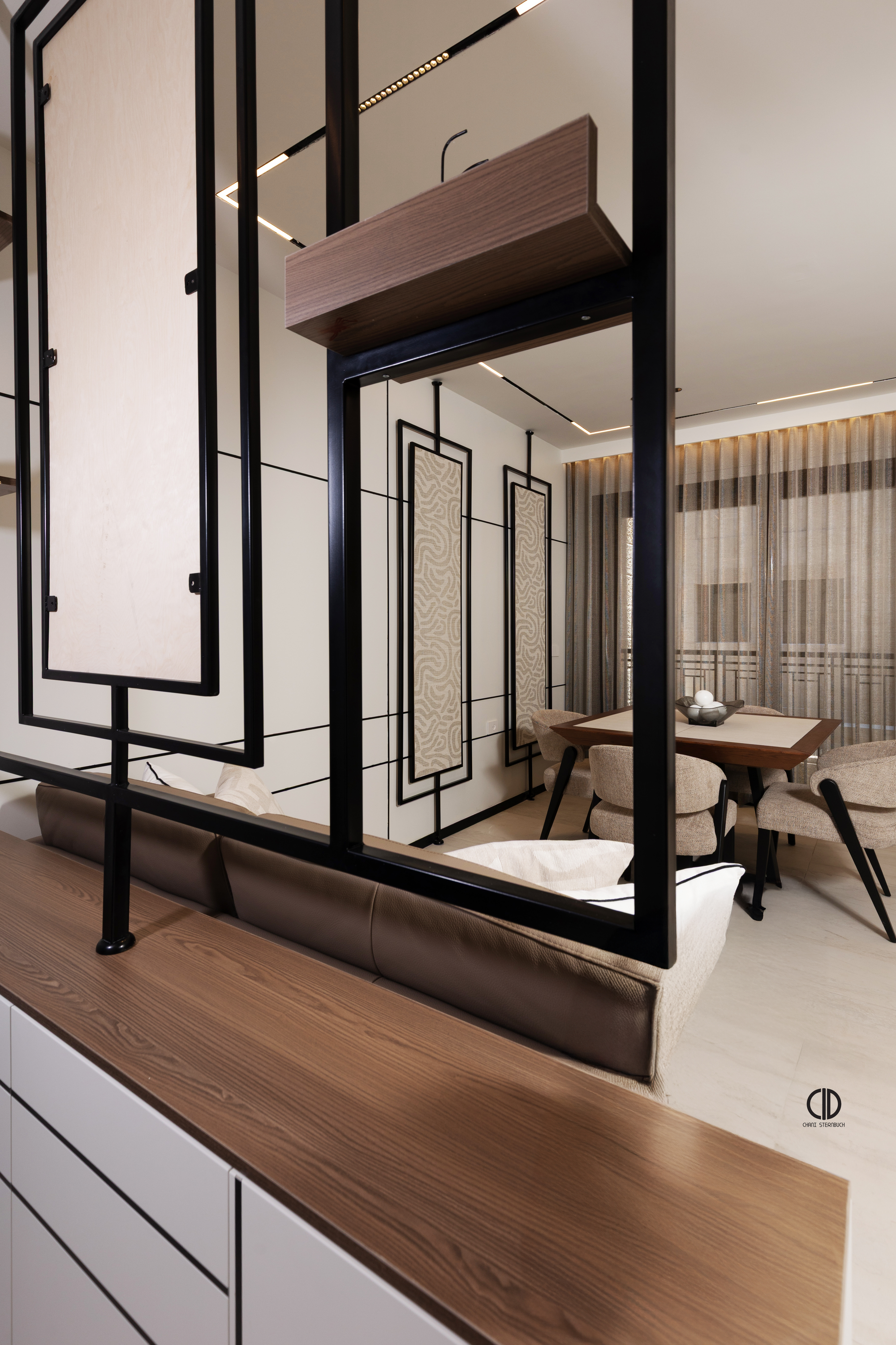 Two uniquely designed Airbnb apartments with inter-connecing door.