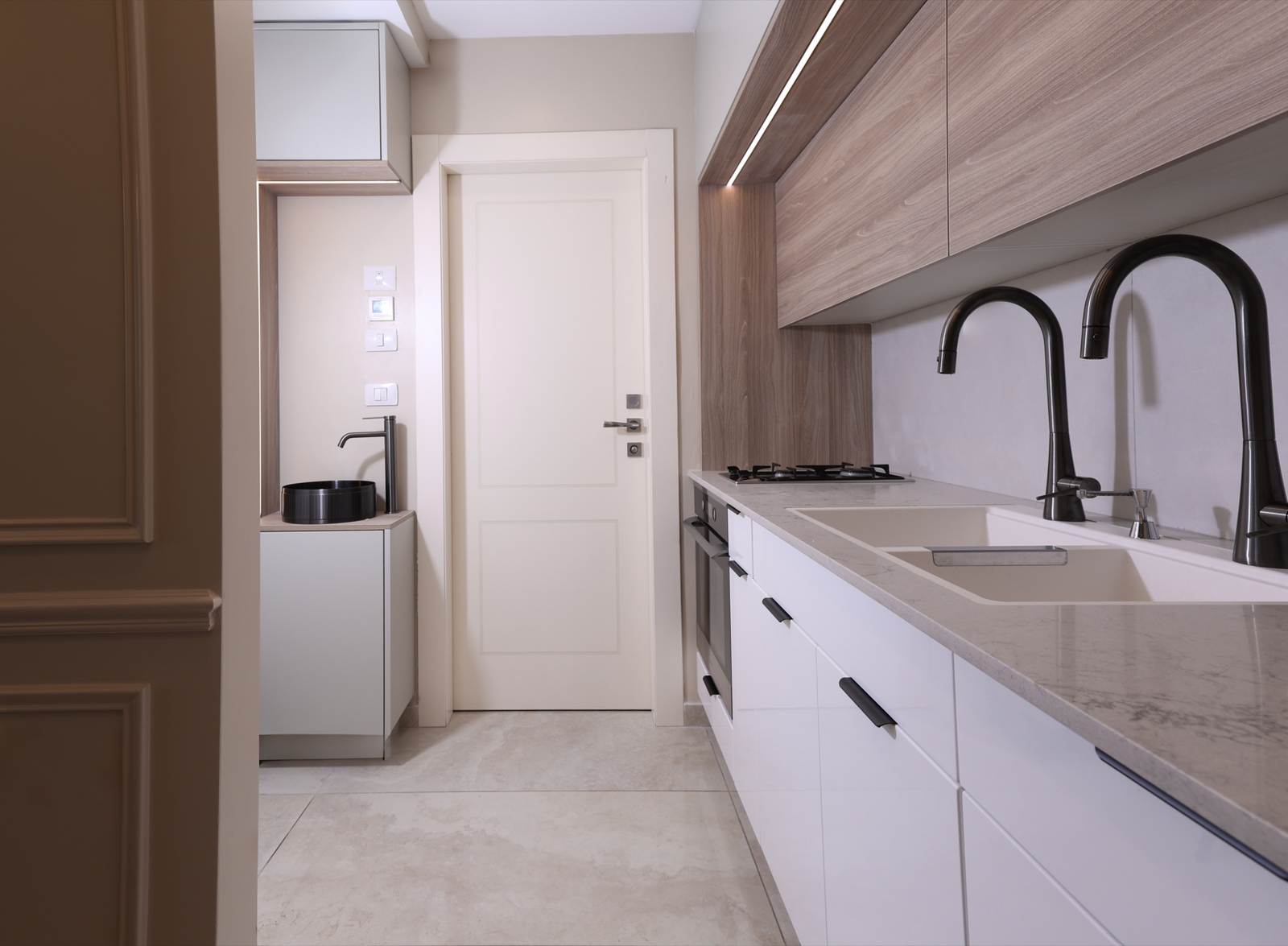A Story of Promotion: Transforming a Shneller Short-Term Rental - The kitchen