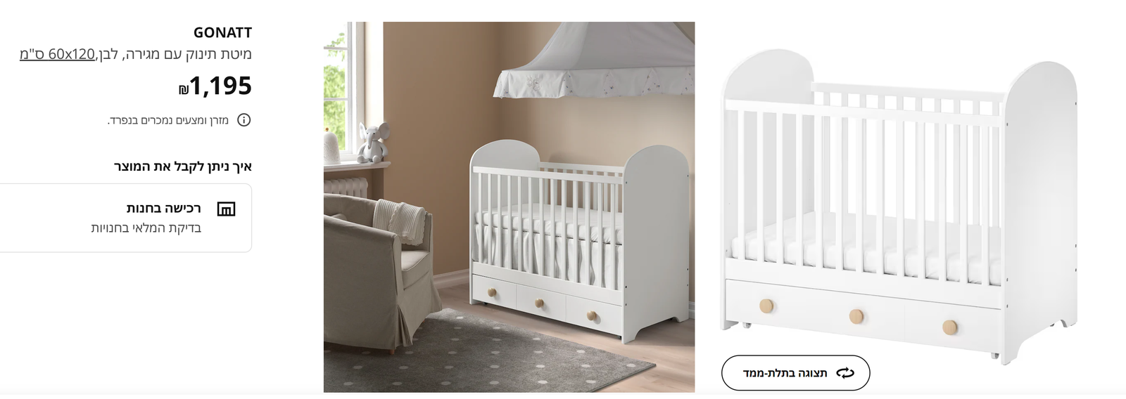 Idea for IKEA: Inexpensive Ways to Upgrade Flat-Pack - The crib