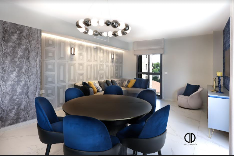 The Apartment That Came Together in a Month - How many walls should you wallpaper?