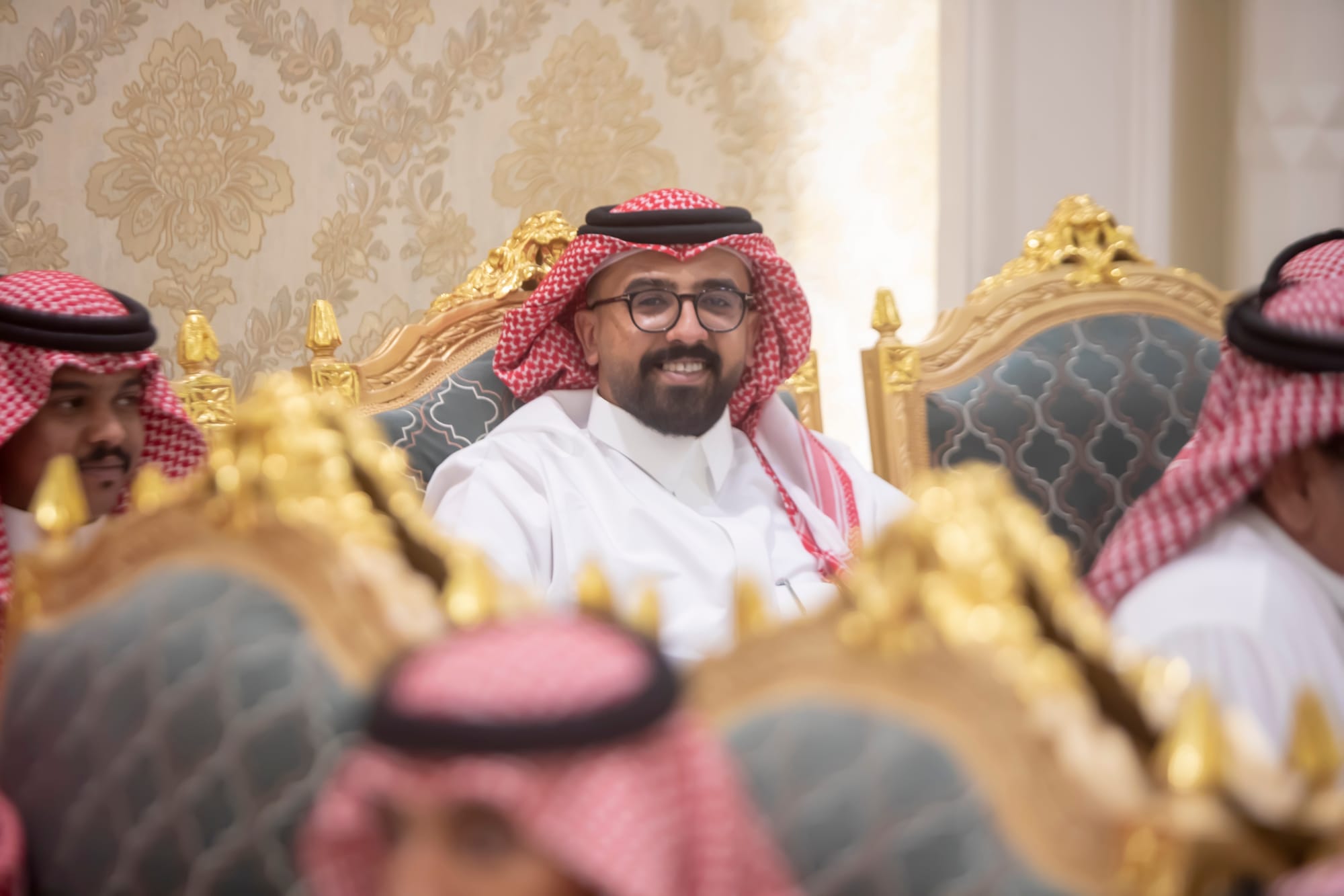 زواج العريس / مرضي بن ناصر الدوسري بقاعة المها للاحتفالات 