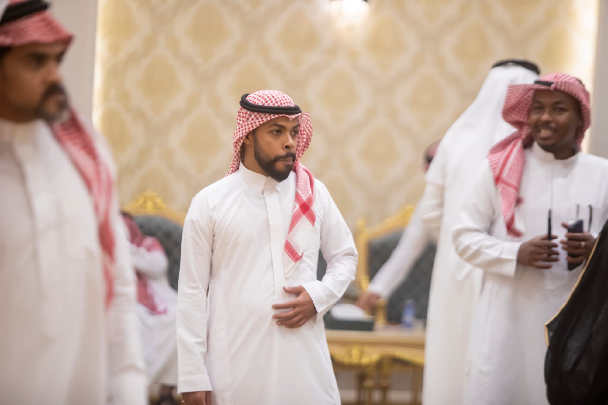 زواج العريس / مرضي بن ناصر الدوسري بقاعة المها للاحتفالات 