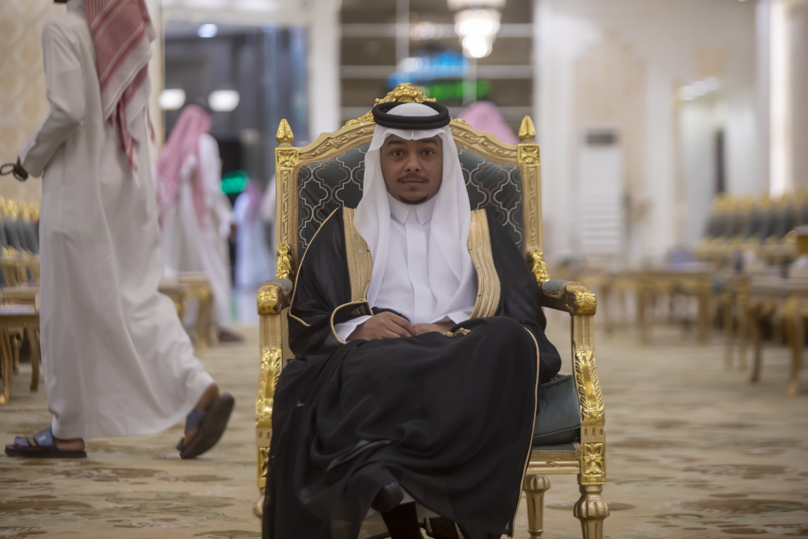 زواج العريس / مرضي بن ناصر الدوسري بقاعة المها للاحتفالات 