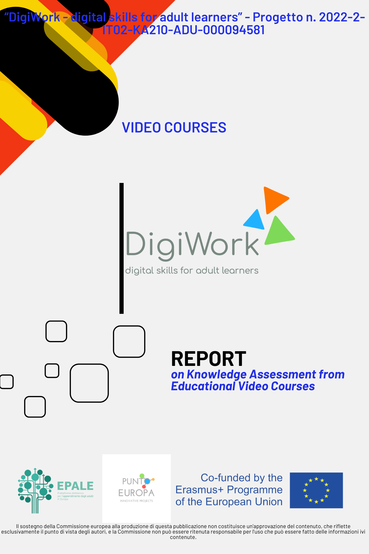 Assessing Digital Literacy: Key Insights from the DigiWork Video Course Quizzes