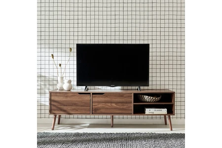 SWEEEK – Meuble TV Noyer 160 cm (Darty)