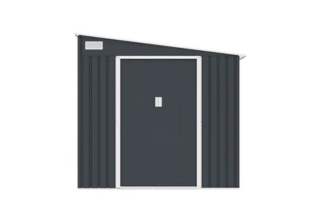Abri de Jardin Métal Adossé 5,49 m² Anthracite (Darty)
