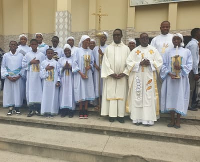 Célébration de Quinze ans de sacerdoce : abbé Jean-Marie Konde à la Paroisse de la Résurrection