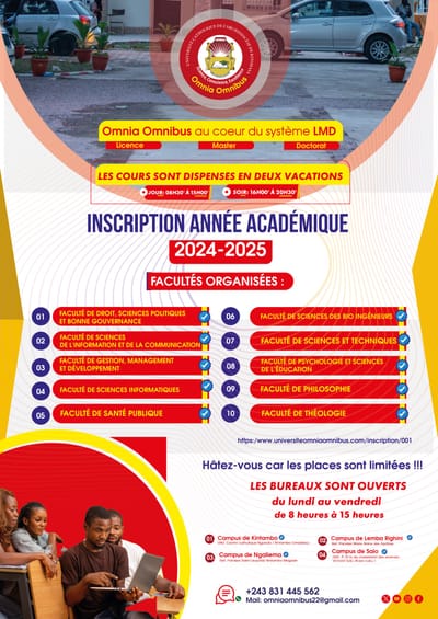 Hâtons-nous pour une formation de qualité à l'université Omnia Omnibus