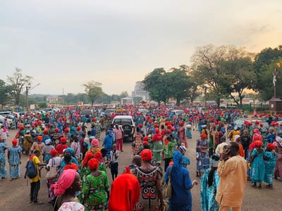 L’ouverture du mois de Rosaire à la Cathédrale de l’Immaculée Conception de Bangui (RCA)