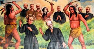 19 octobre : Saint Jean de Brébeuf ,Saint Jogues et leurs compagnons martyrs
