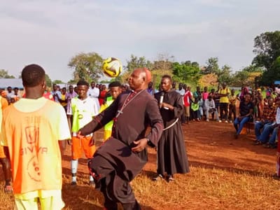 Le talent du footballeur conservé parfaitement par le Cardinal Dieudonné Nzapalainga